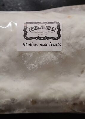 Stollen aux fruits front packaging