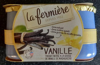 Yaourt sucré à la vanille