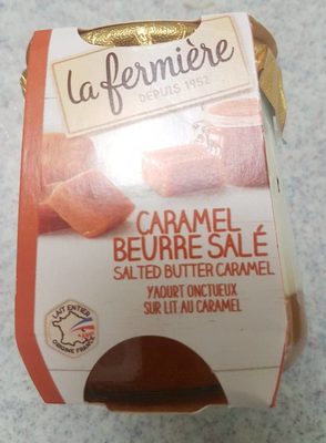 Yaourt onctueux au caramel beurre salé