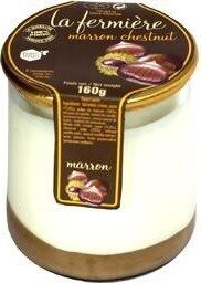 Yaourt aux marrons front packaging