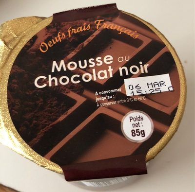 Mousse au chocolat noir