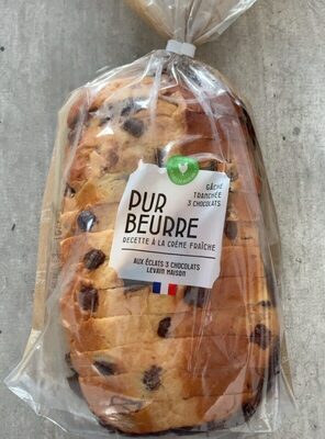 Gâche tranchée 3 chocolats