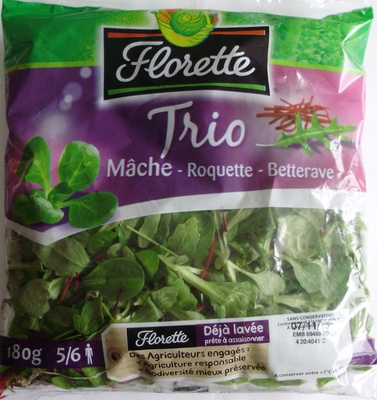 Trio Mâche-Roquette-Betterave (5/6 portions)