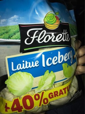 Laitue iceberg front packaging