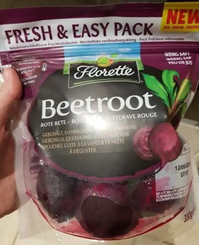 Beetroot front packaging