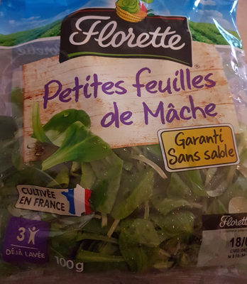 petites feuilles de mâche front packaging