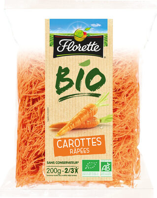 Carottes râpées BIO 200g
