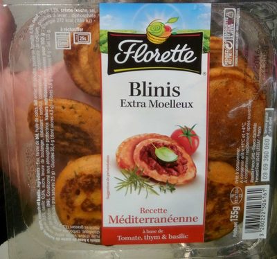 Blinis Recette Méditerranéenne