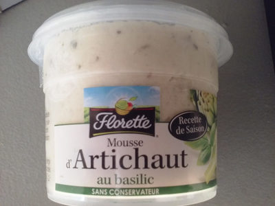 Mousse d'artichaut au basilic