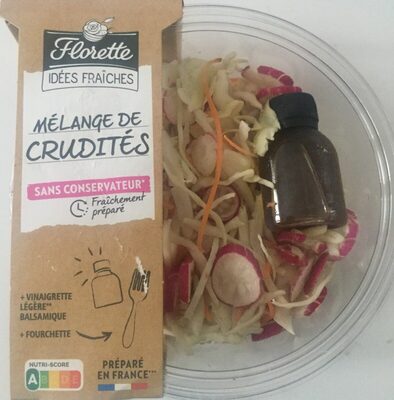 Mélange de crudités front packaging