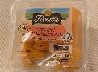 Melon charentais front packaging