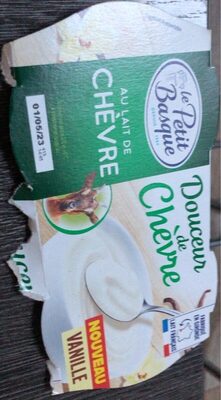 Douceur de chevre vanille front packaging