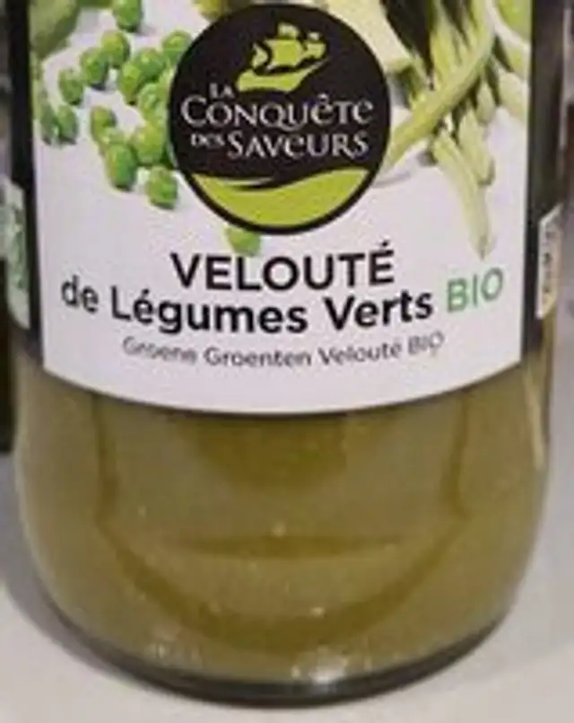 Velouté de légumes verts bio