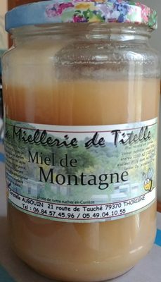Miel de montagne front packaging