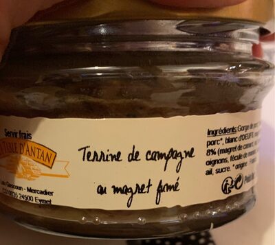 Terrine de campagne au magret fumé