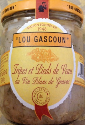 Tripes et pieds de veau au vin blanc de Graves