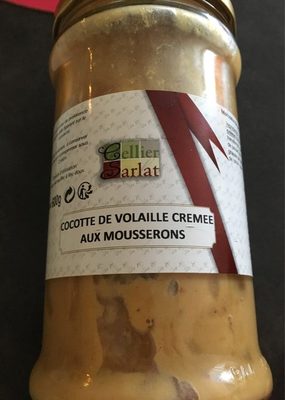 Cocotte de volaille crémée aux mousserons