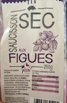 Saucisson sec aux figues