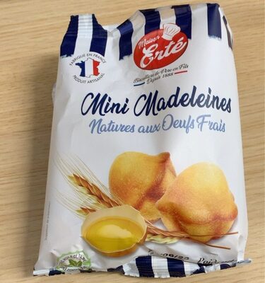 Mini Madeleines Natures aux œufs frais