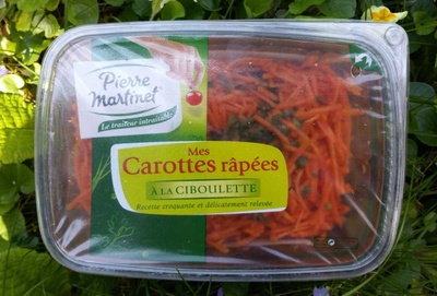 Mes carottes râpées à la ciboulette