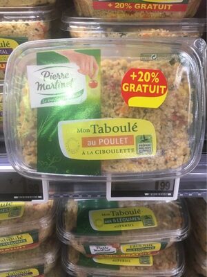 Mon Taboulé au Poulet et à la ciboulette (+20 % gratuit)