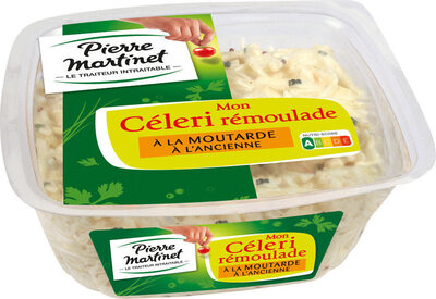 Céleri rémoulade à la moutarde à l'ancienne front packaging