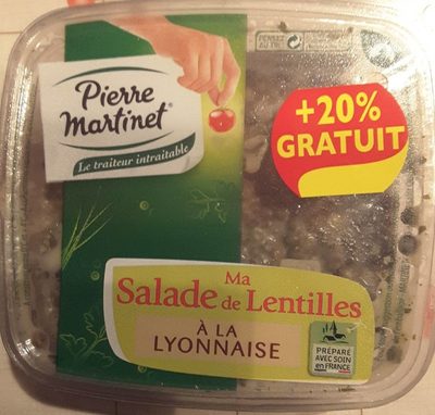 Ma Salade de Lentilles à la Lyonnaise (+20 % gratuit) front packaging