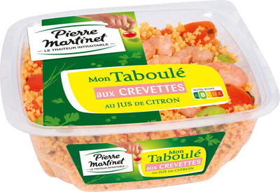 Mon taboulé aux crevettes au jus de citron