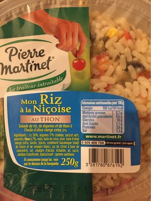 Mon Riz à la Niçoise au Thon