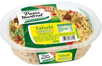 Tabulé oriental front packaging