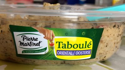 Taboulé oriental front packaging