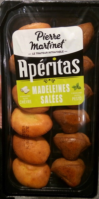 Mes Madeleines au Fromage de Chèvre et au Pesto