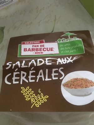 Salade aux cereales front packaging