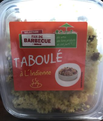 Taboulé à l'indienne front packaging