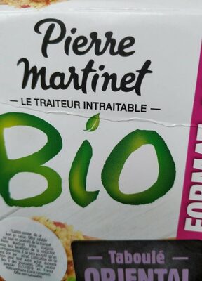 Taboulé oriental à la menthe douce front packaging