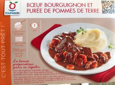Boeuf bourguignon et purée de pommes de terre