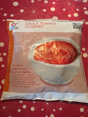 Sauce tomate cuisinée front packaging