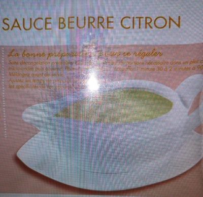 Sauce beurre citron