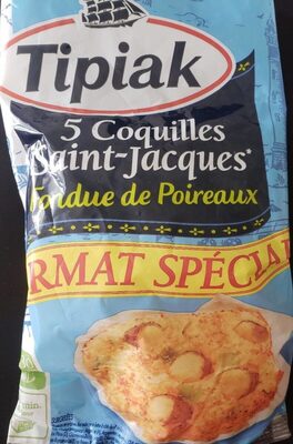 5 coquilles Saint-Jacques fondue de poireaux