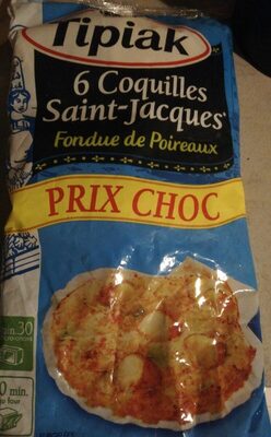 Coquille Saint Jacques fondue de poireaux front packaging