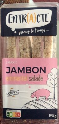 Jambon emmental salade