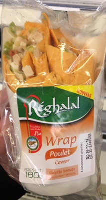 Wrap Poulet Caeser Galette Tomate