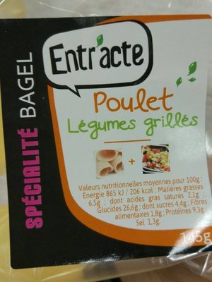 Bagel Poulet légumes grillés