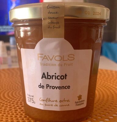 Confiture Abricot de provence front packaging
