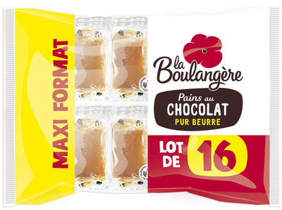 Lot de 16 pains au chocolat