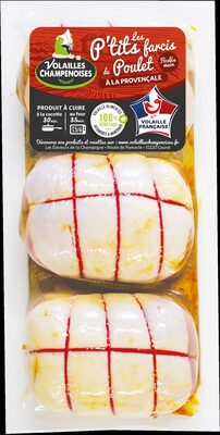 3 P'tits farcis de poulet à la provençale