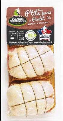 3 P'tits farcis de poulet morilles-armagnac