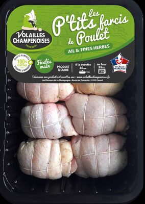 8 P'tits farcis de poulet Ail et fines herbes