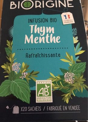 Infusion Thym Menthe