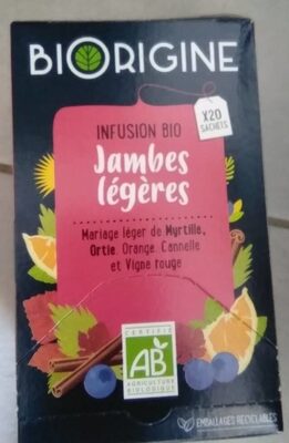 Infusion bio myrtille ortie